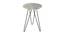 Brighton Side Table - Nickel Finish (Powder Coating Finish) by Urban Ladder - Cross View Design 1 - 564512