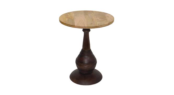 Tuscan Side Round Table (Polished Finish) by Urban Ladder - Cross View Design 1 - 564518