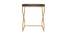 Marino Walnut End &
Side Table with Gold Stand (Polished Finish) by Urban Ladder - Front View Design 1 - 564538