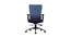 Insight Medium Back Study Chair (Blue) by Urban Ladder - Front View Design 1 - 564621