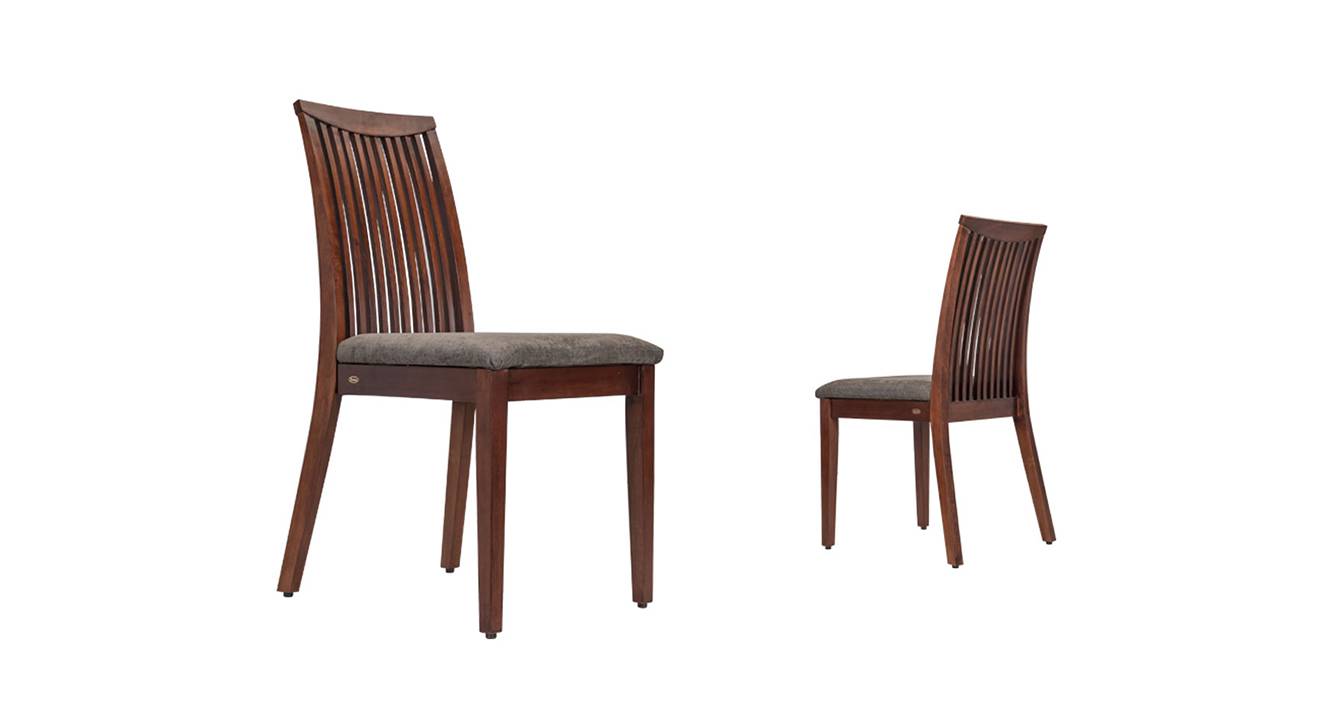 Emerald Solid Wood Dining Chair set of 1 in Dark Walnut Finish Urban