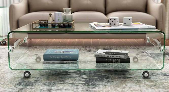 Zee Coffee Table (Glossy Finish) by Urban Ladder - Front View Design 1 - 565008