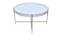 Elizabeth Coffee table - Gold Finish (Glossy Finish) by Urban Ladder - Front View Design 1 - 565065