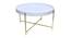 Elizabeth Coffee table - Gold Finish (Glossy Finish) by Urban Ladder - Design 2 Side View - 565075