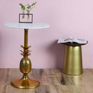 pristine interiors Streisand Metal Side Table in Antique Finish-picture-17
