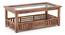 Renesme Rectangular Solid Wood Storage Coffee Table (Teak Finish) by Urban Ladder - Cross View Design 1 - 565128