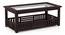 Renesme Rectangular Solid Wood Storage Coffee Table (Mahogany Finish) by Urban Ladder - Cross View Design 1 - 565129