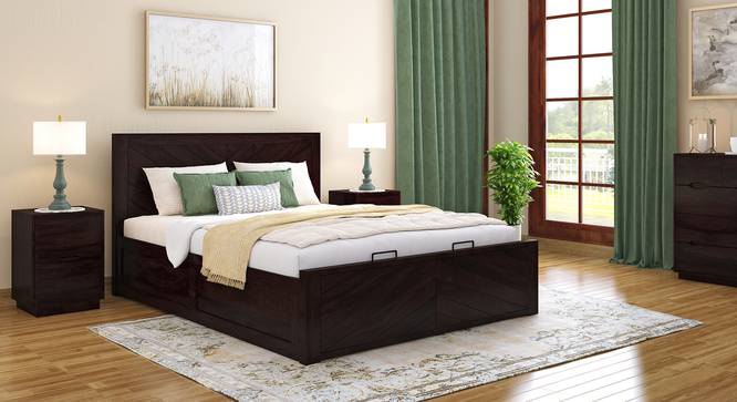 Almaya Solid Wood Hydraulic Storage Bed Urban Ladder