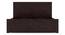 Almaya Solid Wood Hydraulic Storage Bed (Mahogany Finish, Queen Bed Size) by Urban Ladder - Design 1 Side View - 565147