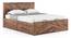 Almaya Solid Wood Hydraulic Storage Bed (Teak Finish, King Bed Size) by Urban Ladder - Cross View Design 1 - 565158
