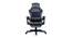 Panther Swivel Leatherette Gaming Chair in Grey Colour (Grey) by Urban Ladder - Front View Design 1 - 565175