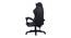 Panther Swivel Leatherette Gaming Chair in Grey Colour (Grey) by Urban Ladder - Design 1 Side View - 565181