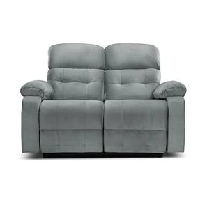 Recliners Design Avion Fabric Two Seater Manual Recliner in Grey Colour