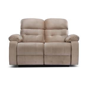 Recliners Design Avion Fabric Two Seater Manual Recliner in Beige Colour