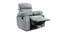 Avion 1 Seater Fabric Manual Recliner in Grey Colour (Grey, One Seater) by Urban Ladder - Cross View Design 1 - 565208