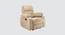 Avion 1 Seater Fabric Manual Recliner in Beige Colour (Beige, One Seater) by Urban Ladder - Front View Design 1 - 565215