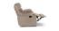 Avion 1 Seater Fabric Manual Recliner in Beige Colour (Beige, One Seater) by Urban Ladder - Front View Design 1 - 565215