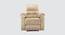 Avion 1 Seater Fabric Manual Recliner in Beige Colour (Beige, One Seater) by Urban Ladder - Design 1 Side View - 565220