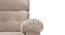 Avion 1 Seater Fabric Manual Recliner in Beige Colour (Beige, One Seater) by Urban Ladder - Design 1 Side View - 565220