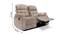 Avion 2 Seater Fabric Manual Recliner in Beige Colour (Beige, Two Seater) by Urban Ladder - Design 1 Dimension - 565239
