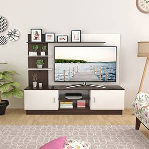 Tv Units Design Rowlet Engineered Wood Free Standing TV Unit in Brown Finish