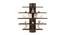 Caselle Engineered Wood Display Unit in Wenge Finish - 5 Shelves (Brown Finish) by Urban Ladder - Design 1 Full View - 565276