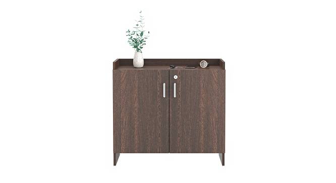 Brooklyn Free Standing Engineered Wood Shoe Rack in Wenge Finish (Matte Finish) by Urban Ladder - Cross View Design 1 - 565294