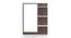 Rico Engineered Wood Dressing Table in Wenge & White Colour (Brown) by Urban Ladder - Front View Design 1 - 565305