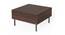 Kasvon Square Engineered Wood Coffee Table in Wenge Finish (Matte Finish) by Urban Ladder - Front View Design 1 - 565314