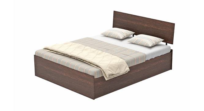 Pollo Engineered Wood King Non Storage Bed in Wenge Finish (King Bed Size, Matte Finish) by Urban Ladder - Design 1 Full View - 565359