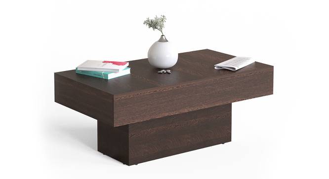 Mido Rectangular Engineered Wood Coffee Table in Wenge  Finish (Matte Finish) by Urban Ladder - Design 1 Full View - 565372
