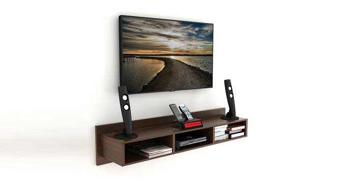 Coober Engineered Wood TV Unit in Wenge Finish - 42" (Brown Finish) by Urban Ladder - Cross View Design 1 - 565378