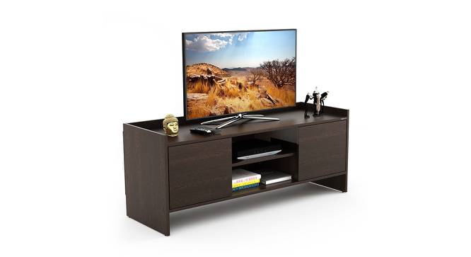 Charley Engineered Wood TV Unit in Wenge Finish (Wenge Finish) by Urban Ladder - Cross View Design 1 - 565380