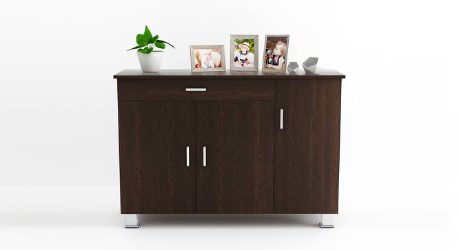 Kaspen Free Standing Engineered Wood Shoe Rack in Wenge Finish (Matte Finish) by Urban Ladder - Cross View Design 1 - 565385