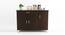 Kaspen Free Standing Engineered Wood Shoe Rack in Wenge Finish (Matte Finish) by Urban Ladder - Cross View Design 1 - 565385