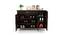 Kaspen Free Standing Engineered Wood Shoe Rack in Wenge Finish (Matte Finish) by Urban Ladder - Front View Design 1 - 565399