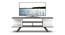 Anatdol Engineered Wood Square TV Unit in Wenge Finish (White Finish) by Urban Ladder - Design 1 Side View - 565405