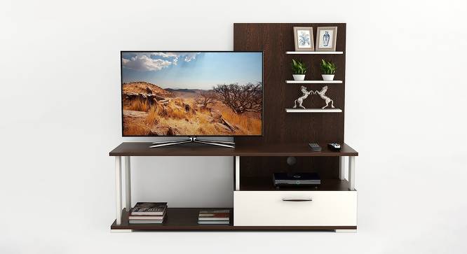 Novah Engineered Wood TV Unit in Wenge Finish - 32" (Brown Finish) by Urban Ladder - Design 1 Full View - 565448