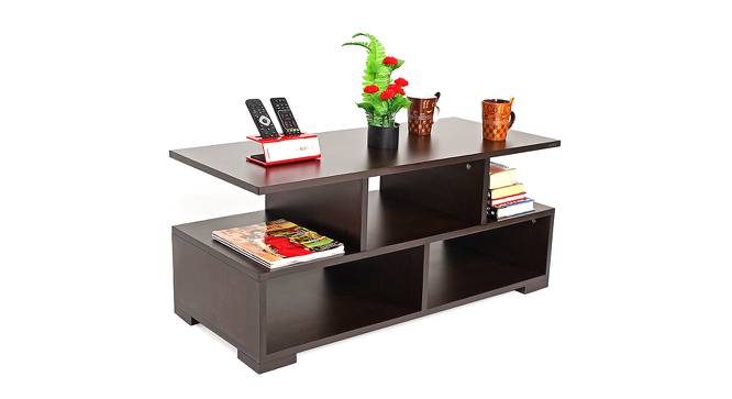 Victor Rectangular Engineered Wood Coffee Table in Wenge Finish (Matte Finish) by Urban Ladder - Design 1 Full View - 565462