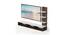 Prico Engineered Wood TV Unit in Wenge & White Finish (Brown Finish) by Urban Ladder - Design 1 Side View - 565498