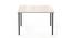 Fring Square Engineered Wood Coffee Table in White Finish (Matte Finish) by Urban Ladder - Design 1 Side View - 565627