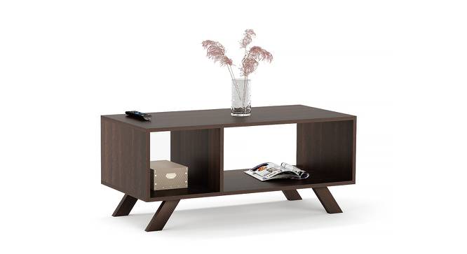 Taury Rectangular Engineered Wood Coffee Table in Wenge Finish - Small (Matte Finish) by Urban Ladder - Design 1 Full View - 565648