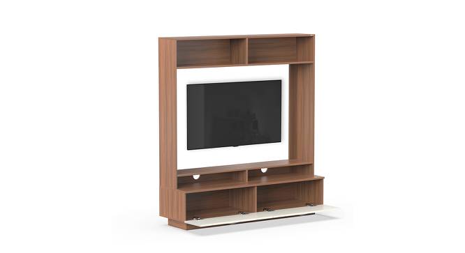 Dartix  Engineered Wood TV Unit in Walnut & White Finish (Beige Finish) by Urban Ladder - Cross View Design 1 - 565652