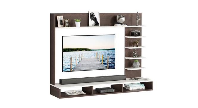 Primax Grande Engineered Wood TV Unit in Wenge Finish - 42" (Brown Finish) by Urban Ladder - Cross View Design 1 - 565660