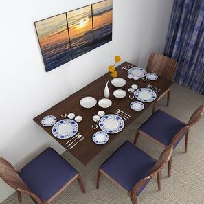 Hemming 4 Seater Matte Dining Table-image-8