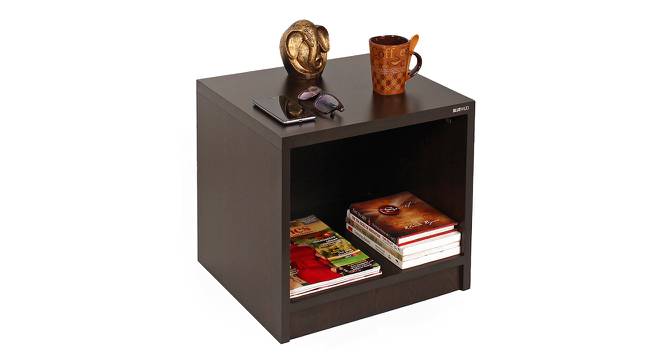 Oliver Engineered Wood Side Table in Brown Finish (Matte Finish) by Urban Ladder - Design 1 Full View - 565719