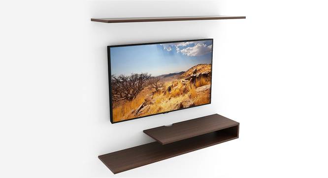 Kunsua Engineered Wood TV Unit in Wenge Finish - 50" (Brown Finish) by Urban Ladder - Design 1 Full View - 565729