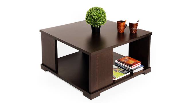 Noel Square Engineered Wood Coffee Table in Wenge Finish (Matte Finish) by Urban Ladder - Design 1 Full View - 565742