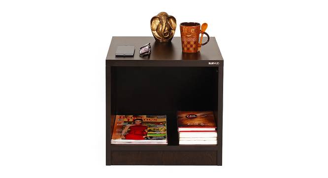 Oliver Engineered Wood Side Table in Brown Finish (Matte Finish) by Urban Ladder - Cross View Design 1 - 565750