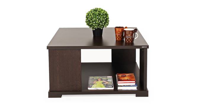 Noel Square Engineered Wood Coffee Table in Wenge Finish (Matte Finish) by Urban Ladder - Cross View Design 1 - 565770